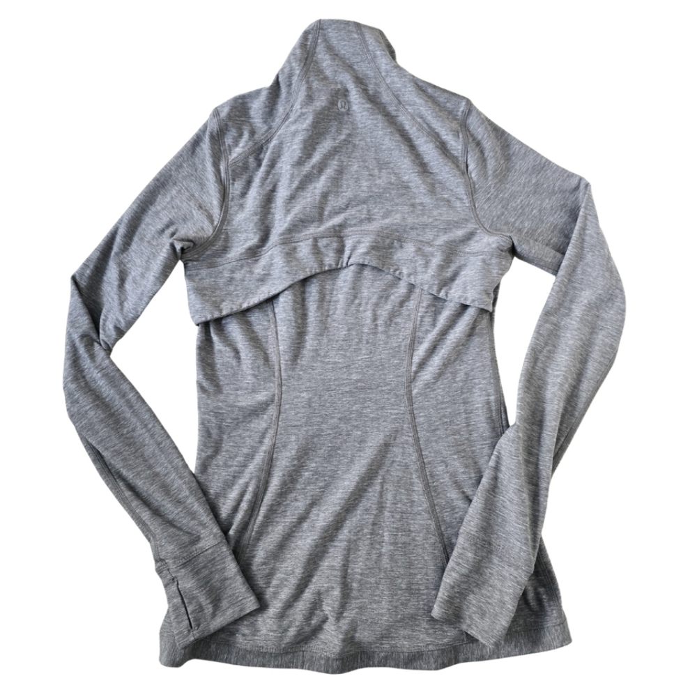 Lululemon Define Pullover Heathered Slate Gray (First Release) Half Zip Size 4 - Picture 10 of 16